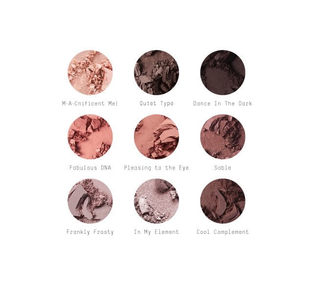 Paleta De Sombras X9 Dusky Rose Times Nine Mac Brazil E Commerce Site