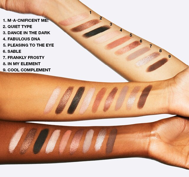 Paleta De Sombras X9 Dusky Rose Times Nine Mac Brazil E Commerce Site